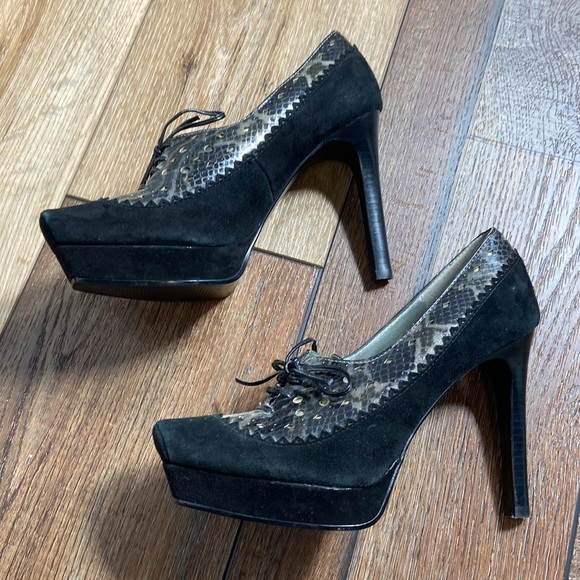 Carlos Santana Daring Platform Heels Size 6 - Picture 5 of 14